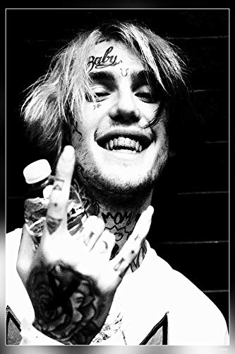 Amazon.com: United Mart Poster Lil peep Black and White Cover